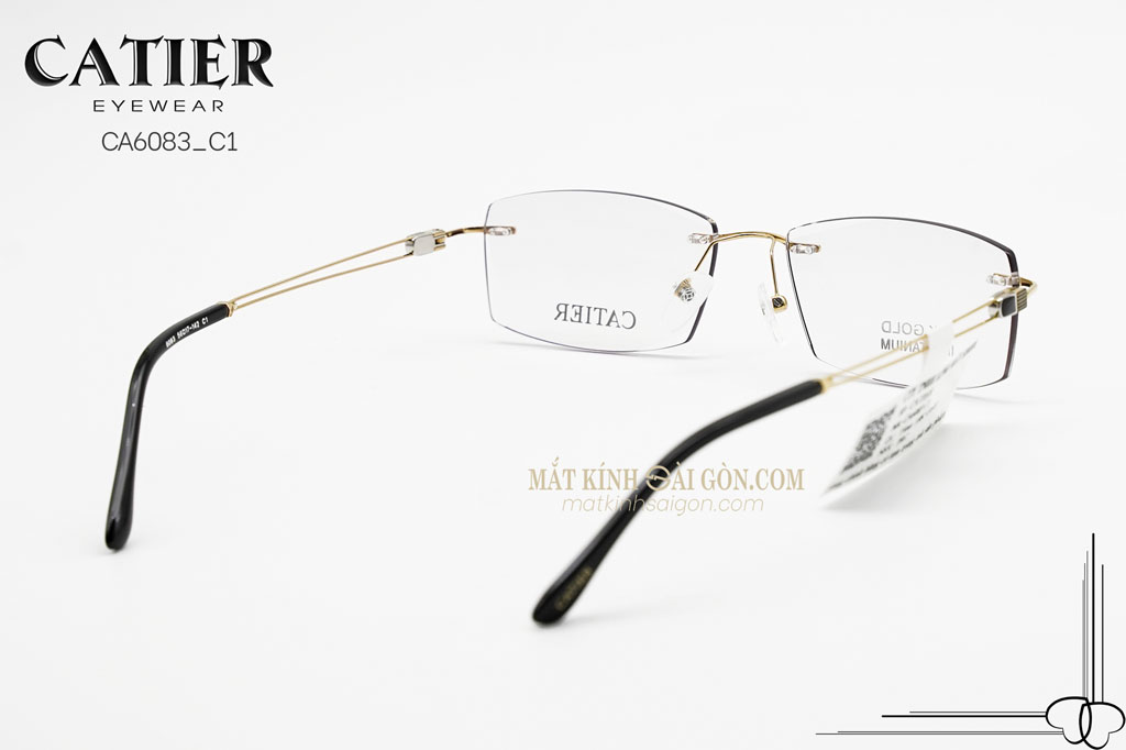 Gọng Kính Khoan Catier CA6083 C1 - Hình 5