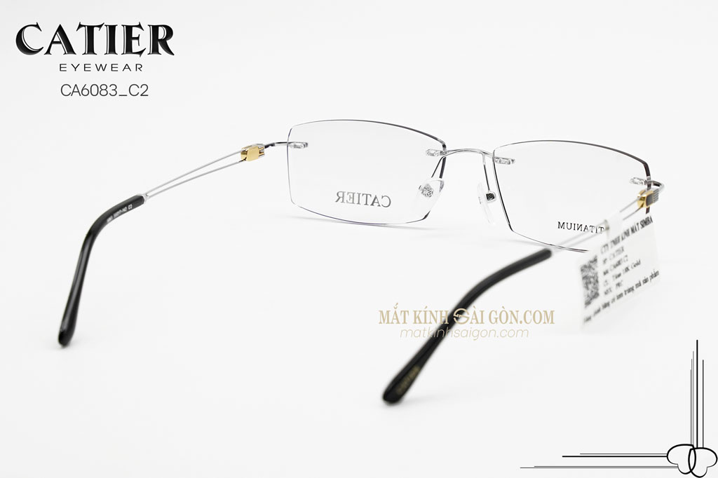 Gọng Kính Khoan Catier CA6083 C2 - Hình 5