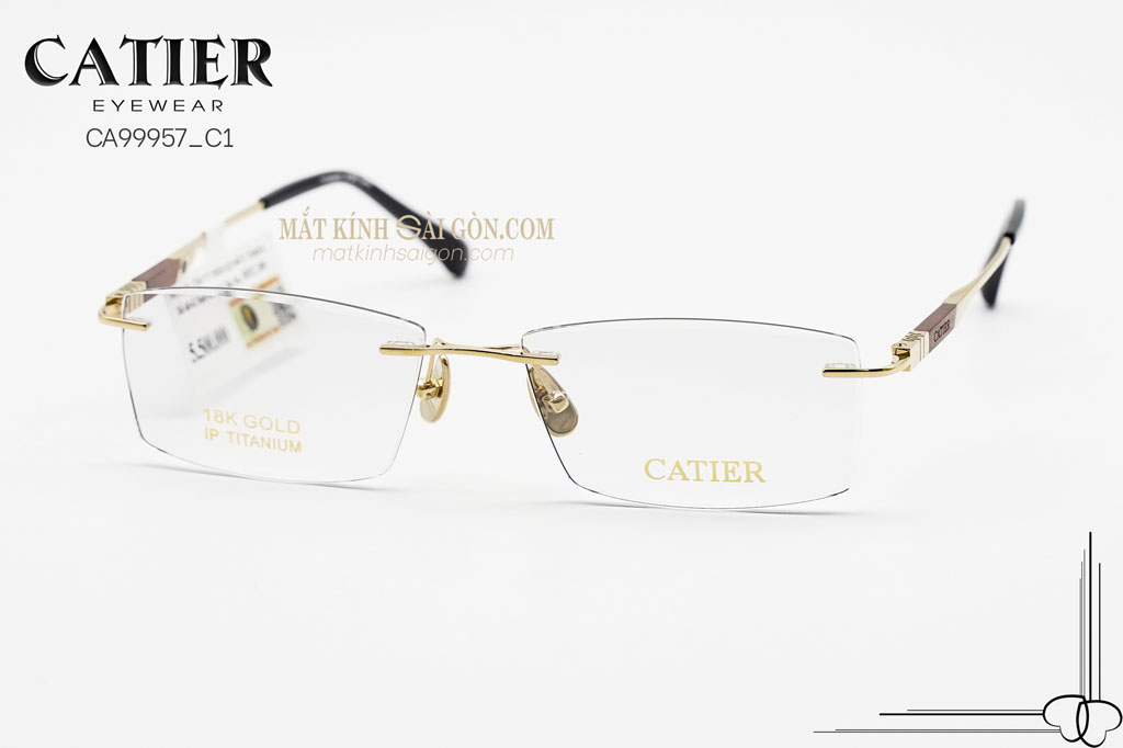 Gọng Kính Khoan Catier CA99957 C1