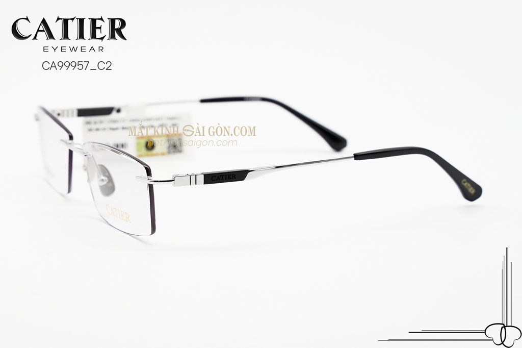 Gọng Kính Khoan Catier CA99957 C2 - Hình 6