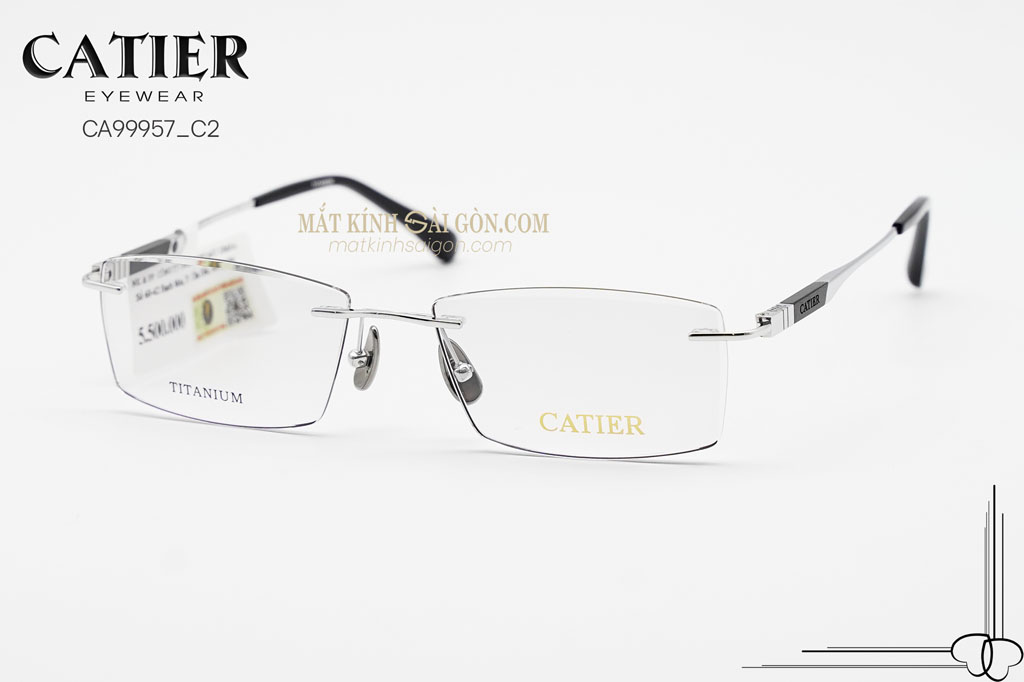 Gọng Kính Khoan Catier CA99957 C2
