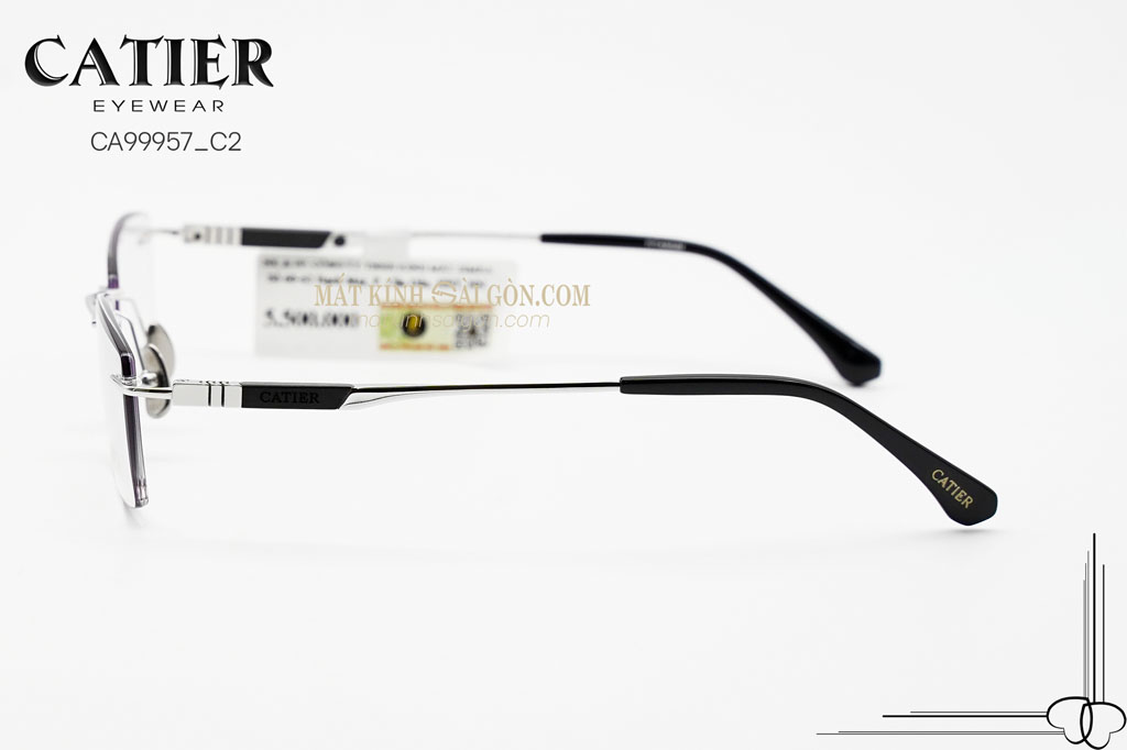 Gọng Kính Khoan Catier CA99957 C2 - Hình 7