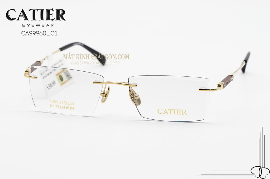 Gọng Kính Khoan Catier CA99960 C1