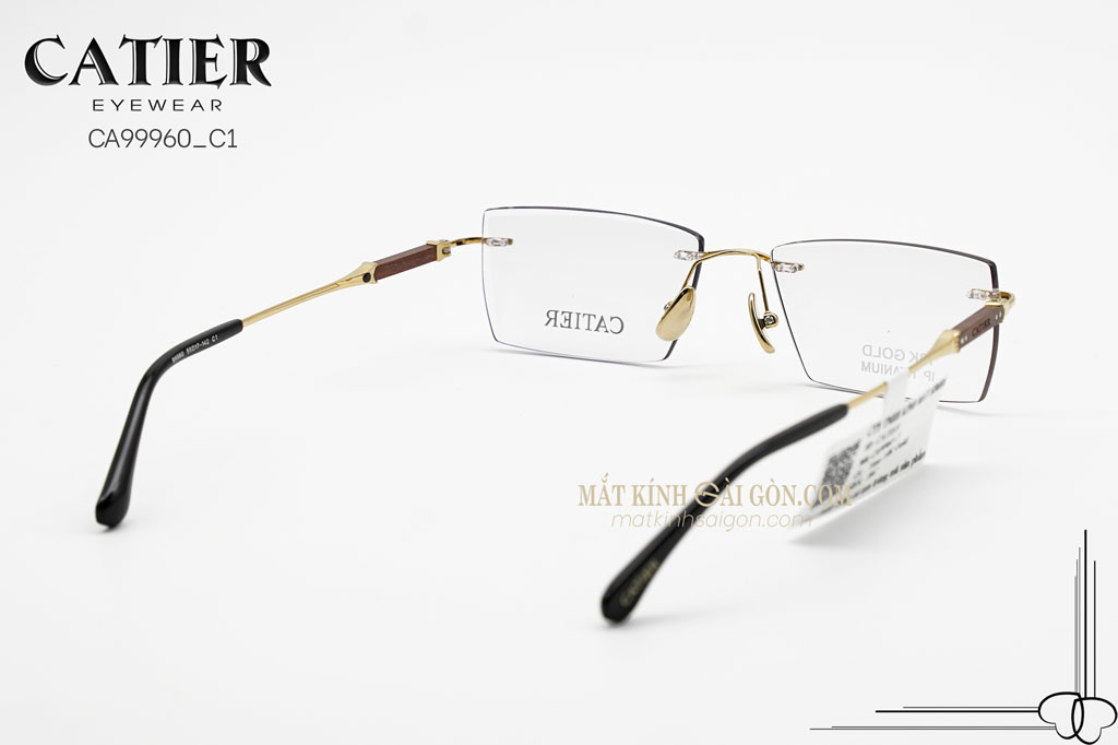 Gọng Kính Khoan Catier CA99960 C1 - Hình 4