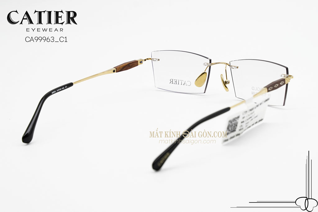 Gọng Kính Khoan Catier CA99963 C1 - Hình 4