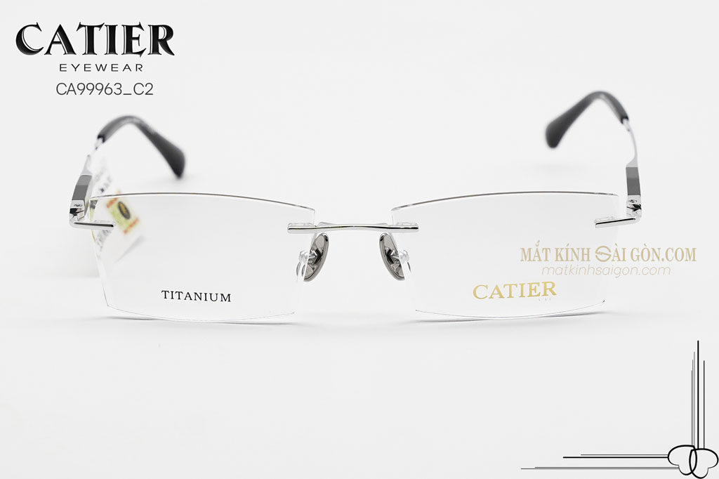 Gọng Kính Khoan Catier CA99963 C2 - Hình 3