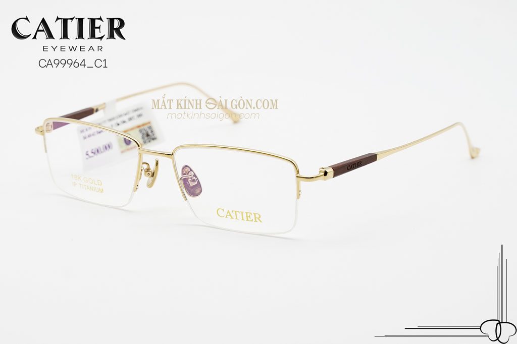 Gọng Kính Titanium Catier CA99964 C1 - Hình 6
