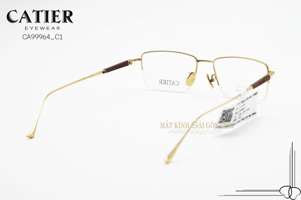 Gọng Kính Titanium Catier CA99964 C1 - Hình 4