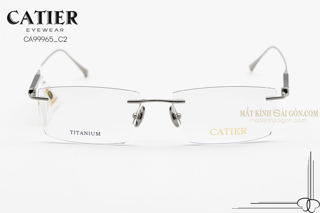 Gọng Kính Titanium Catier CA99965 C2 - Hình 3
