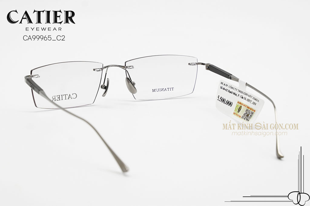 Gọng Kính Titanium Catier CA99965 C2 - Hình 4