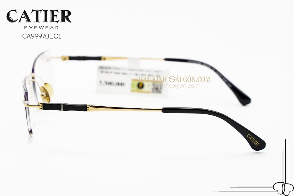 Gọng Kính Titanium Catier CA99970 C1 - Hình 7