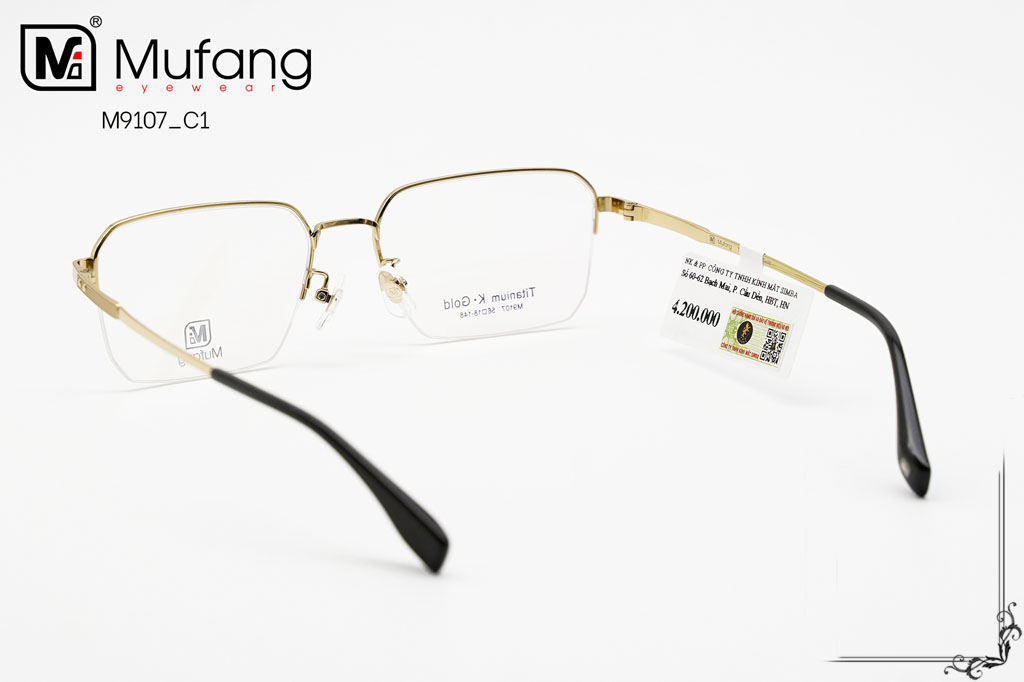 Gọng Kính Titanium Mufang M9107 C1 - Hình 5