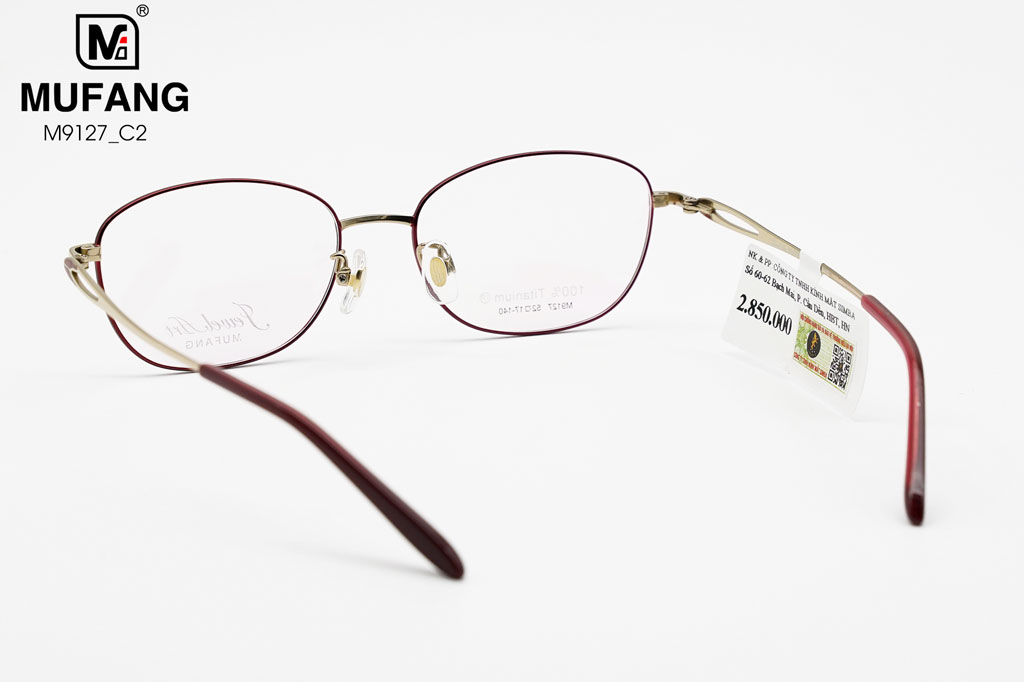 Gọng Kính Titanium Mufang M9127 C2 - Hình 4