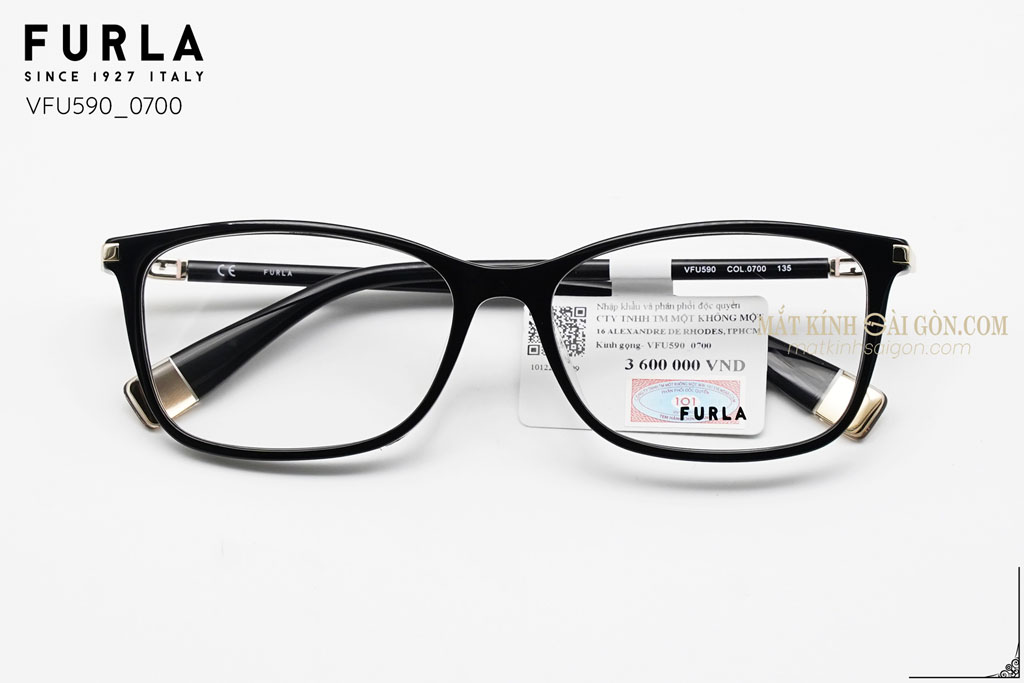 Gọng Kính Furla VFU590 0700 - Hover