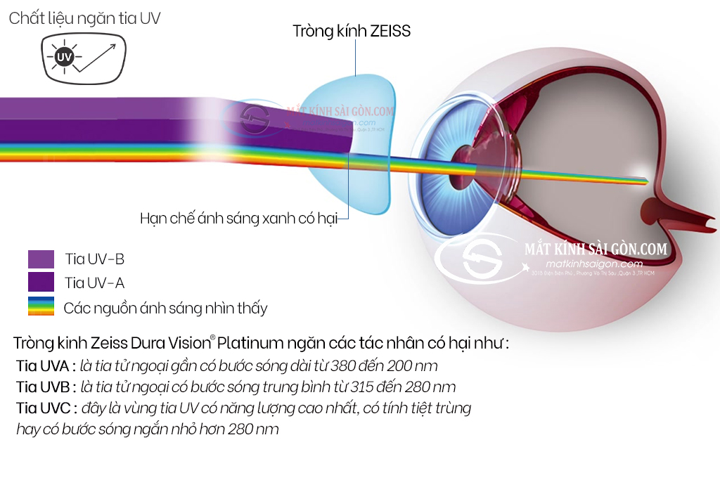 Tròng Kính ZEISS 1.56 Duravision Platinum UV - Hình 9