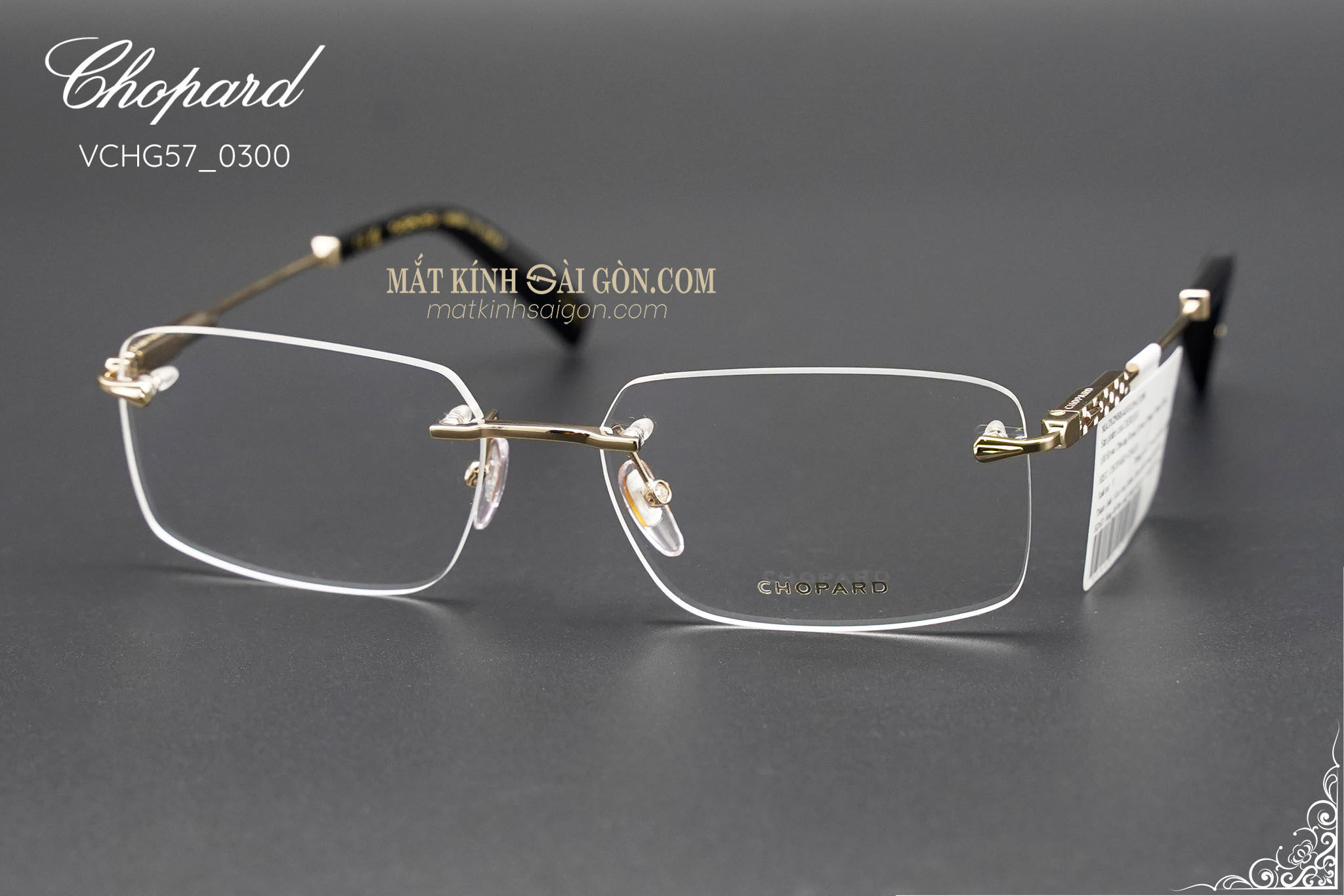 Gọng kính CHOPARD VCHG57 0300 - Hình 3