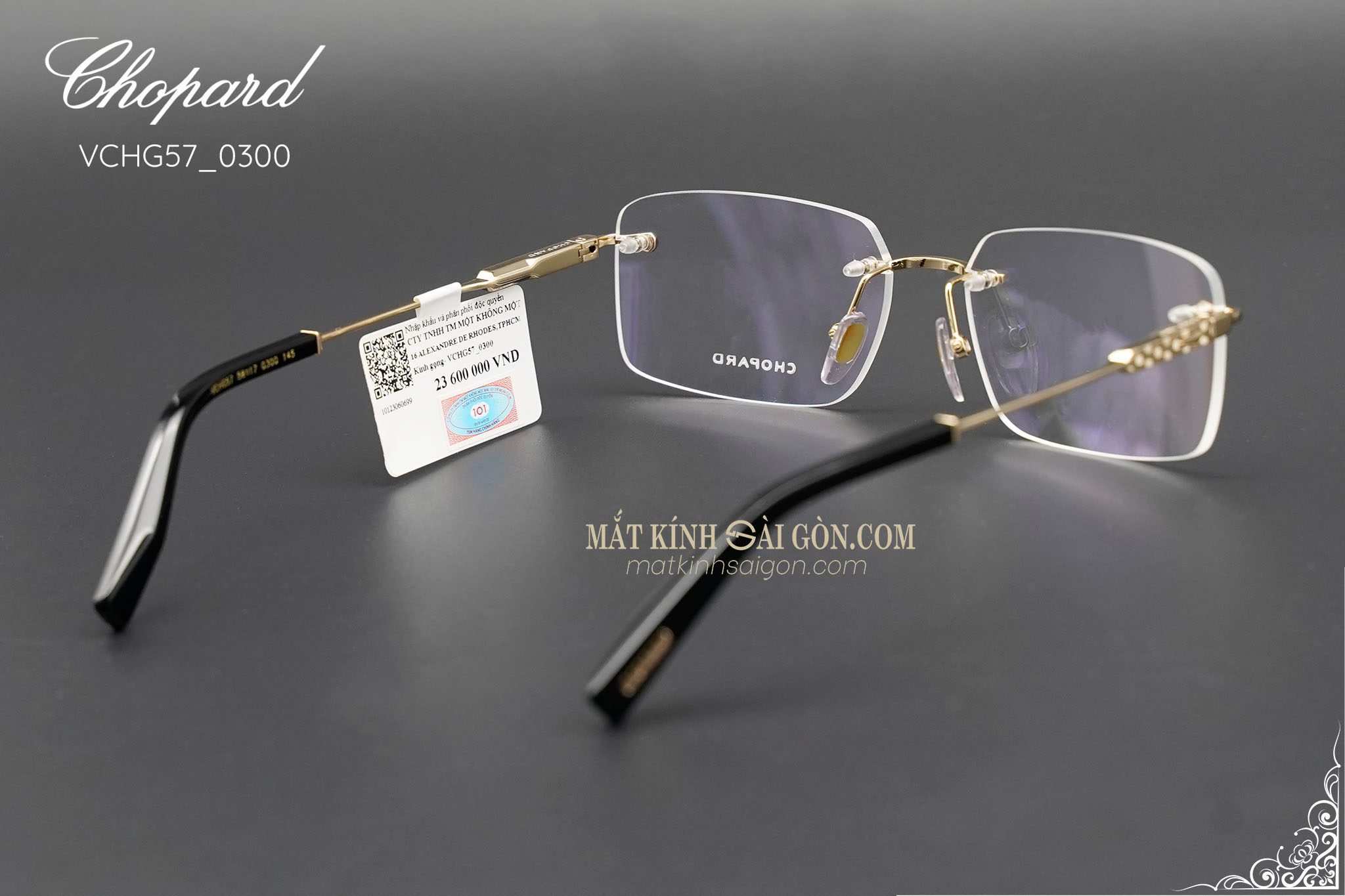 Gọng kính CHOPARD VCHG57 0300 - Hình 5