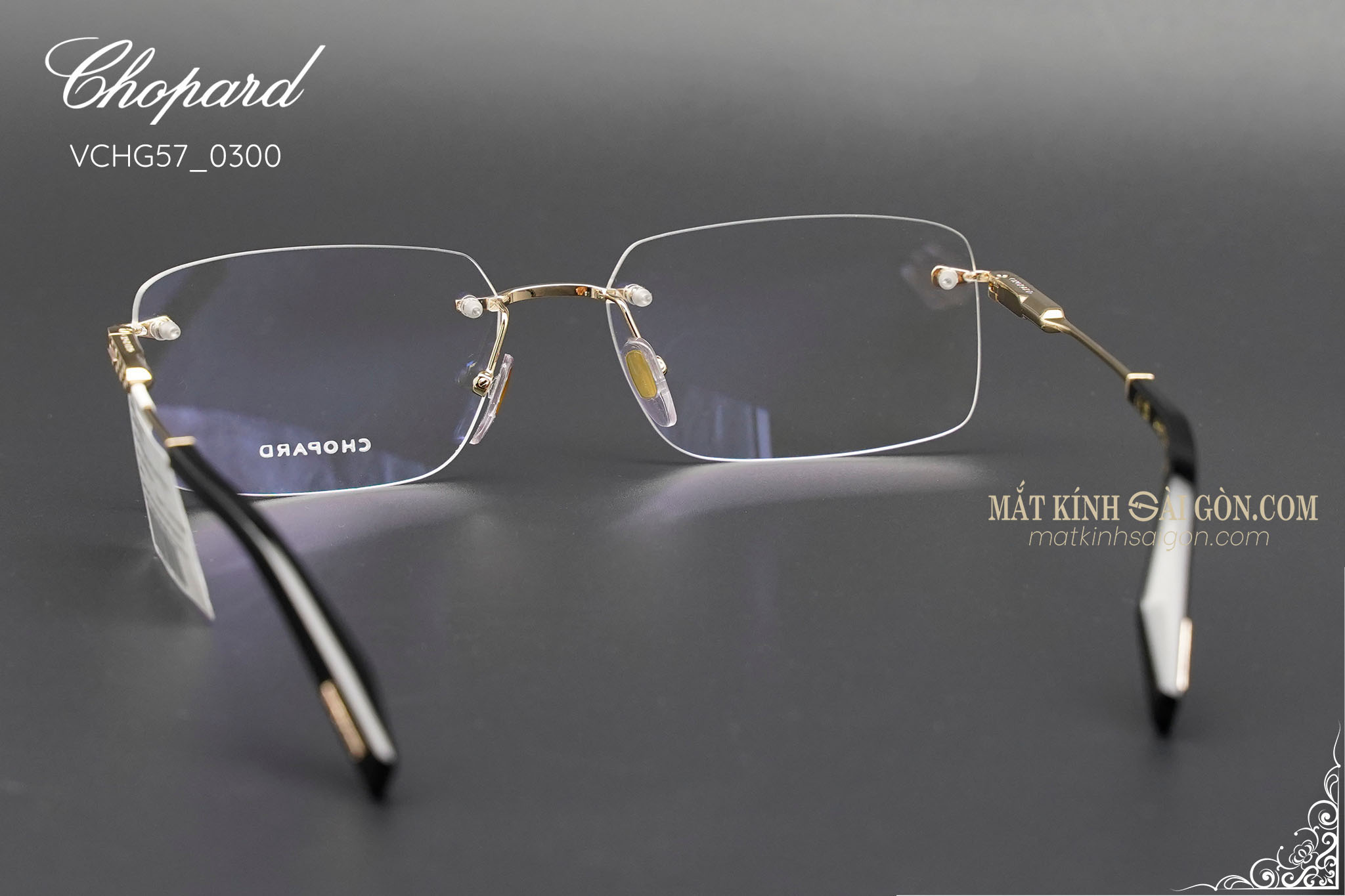 Gọng kính CHOPARD VCHG57 0300 - Hình 4
