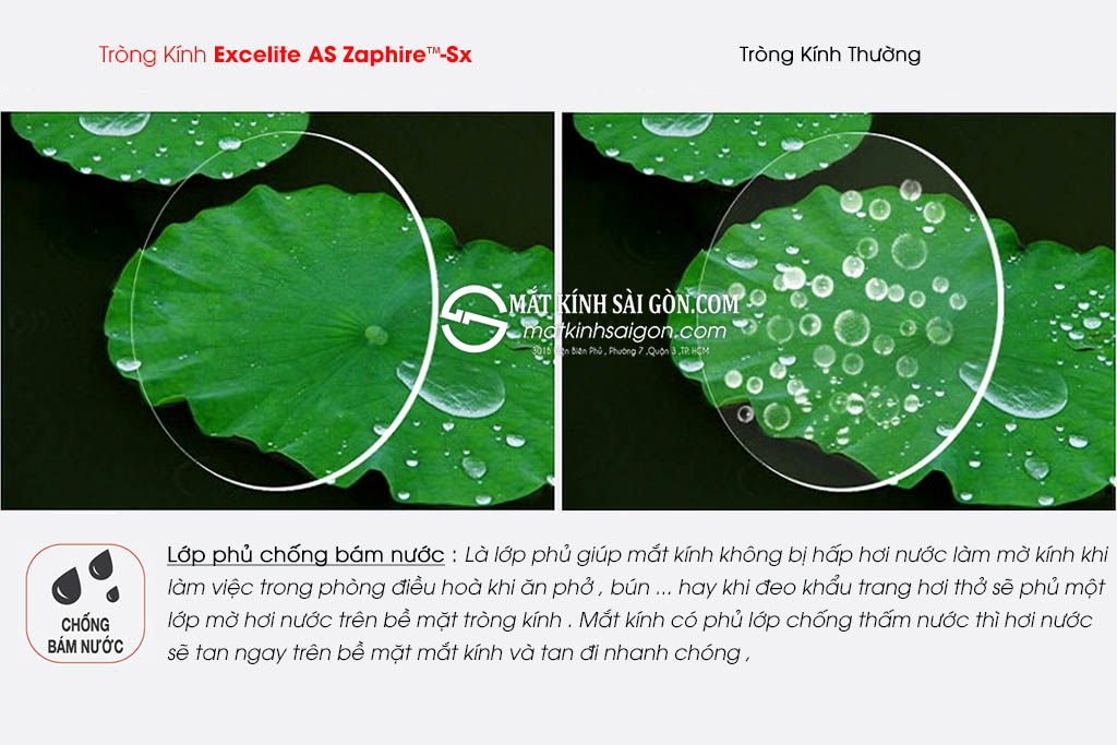 TRÒNG KÍNH EXCELITE 1.60AS HMCS - Hình 4