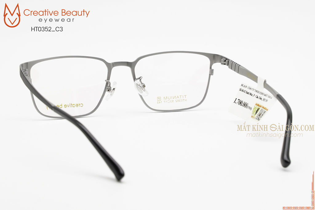 GỌNG KÍNH CREATIVE BEAUTY HT0352 C3 - Hình 4