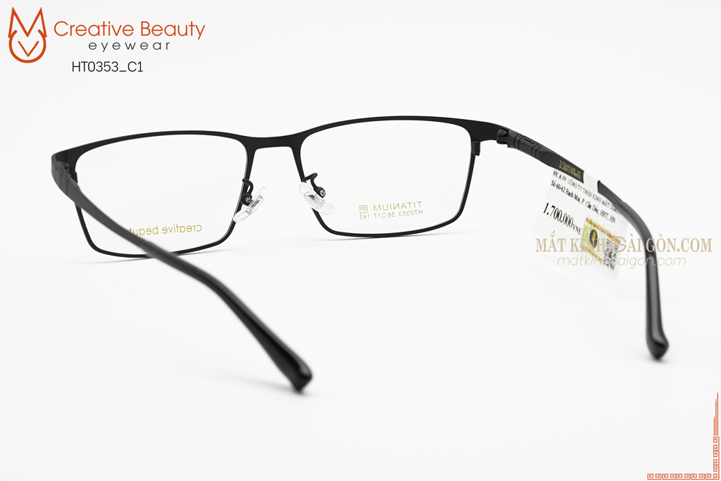 GỌNG KÍNH CREATIVE BEAUTY HT0353 C1 - Hình 3