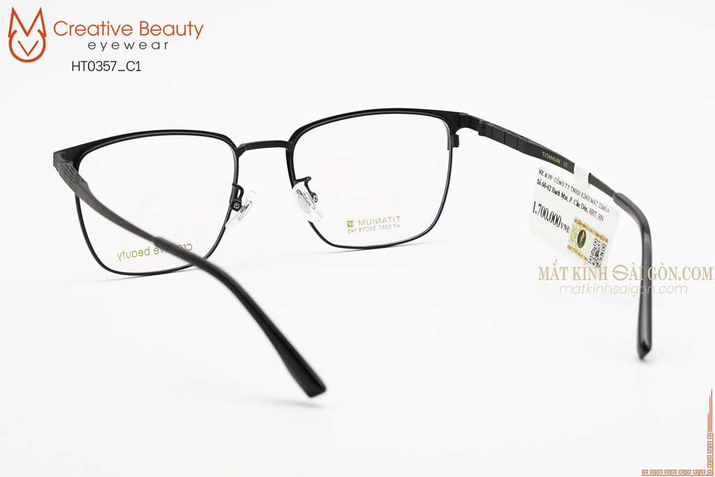 GỌNG KÍNH CREATIVE BEAUTY HT0357 C1 - Hình 4