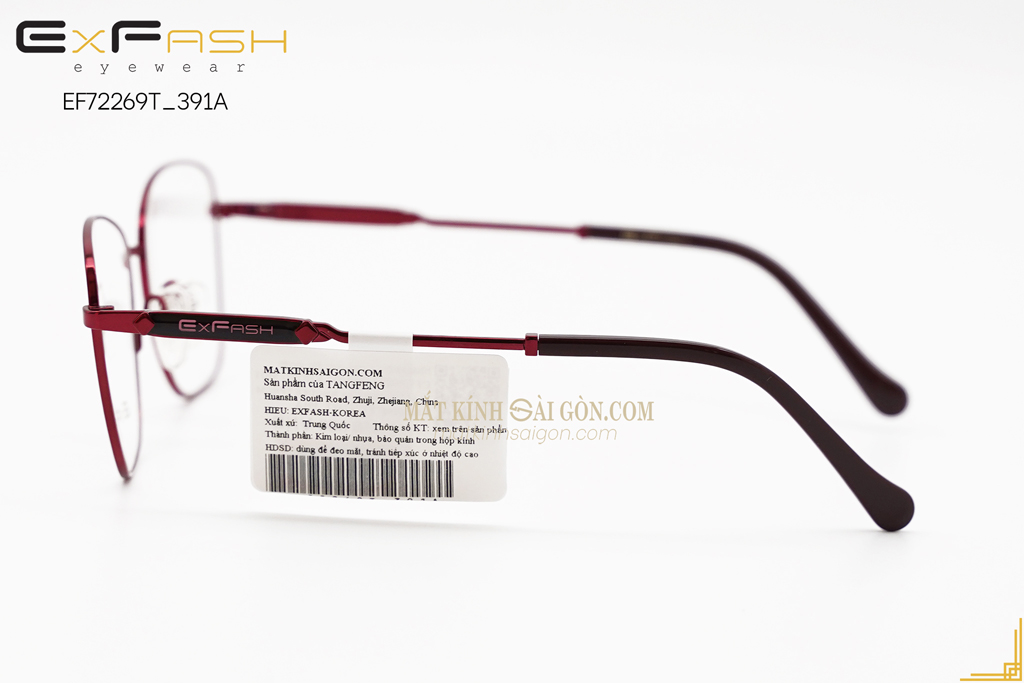 GỌNG KÍNH EXFASH EF72268T 391A - Hình 9