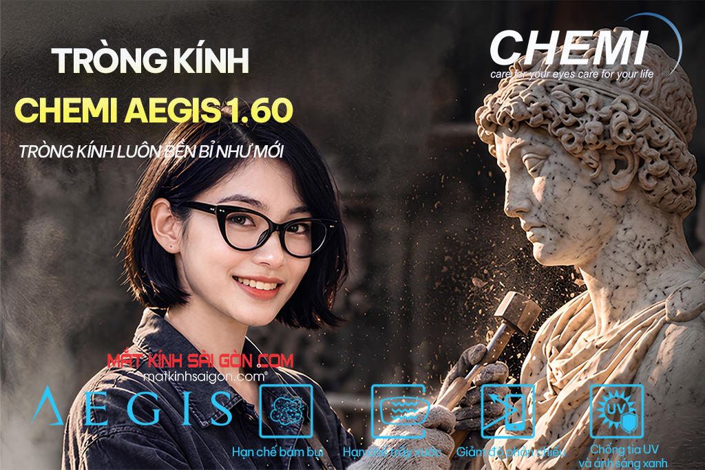 TRÒNG KÍNH CHEMI AEGIS 1.60