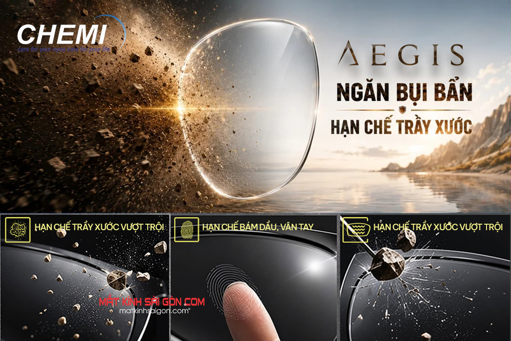 TRÒNG KÍNH CHEMI AEGIS 1.60 - Hình 2