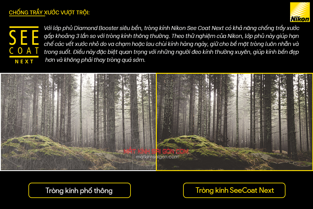 TRÒNG KÍNH KIỂM SOÁT ÁNH SÁNG XANH NIKON SEECOAT NEXT - Hình 6