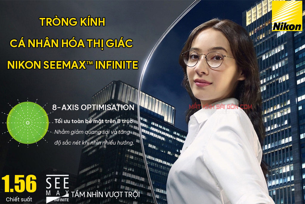 TRÒNG KÍNH CÁ NHÂN HÓA THỊ GIÁC NIKON SEEMAX INFINITE