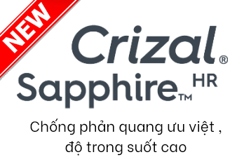 Tròng kính Crizal Sapphire HR