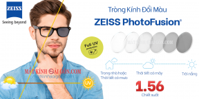 Tròng Kính Đổi Màu 1.56 ZEISS PhotoFusion DuraVision Platinum UV